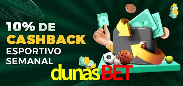 10% de bônus de cashback na dunasbet